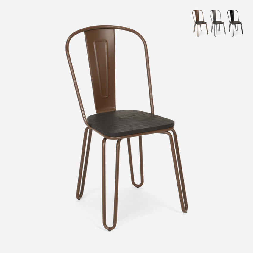 sedie design industriale stile acciaio per bar e cucina ferrum one Offerta sedie design industriale stile acciaio per bar e cucina ferrum one Offerta