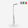Douche extérieure de jardin au design moderne avec mitigeur Arkema Design Funny Yang T245 Dimensions