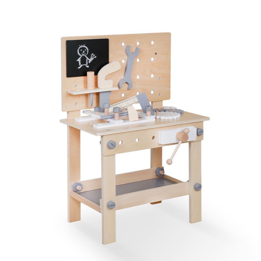 Établi en bois jouets pour enfants avec outils pour le bricolage Magic Bench Promotion Établi en bois jouets pour enfants avec outils pour le bricolage Magic Bench Promotion