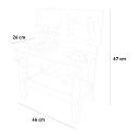 Établi en bois jouets pour enfants avec outils pour le bricolage Magic Bench Réductions