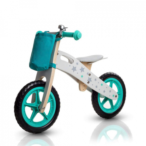 Bicicletta bambini senza pedali in legno balance bike Ride Promozione