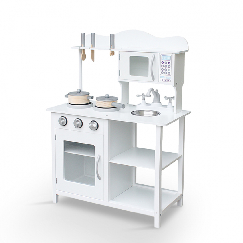 Cuisine ludique pour enfants en bois avec pots et accessoires Chef Show Promotion Cuisine ludique pour enfants en bois avec pots et accessoires Chef Show Promotion