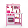 Cucina giocattolo in legno per bambine con pentole accessori e suoni Miss Chef Offerta