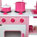 Cucina giocattolo in legno per bambine con pentole accessori e suoni Miss Chef Stock