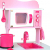 Cuisine de jeu en bois pour filles avec accessoires et casseroles Miss Chef Modèle