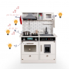 Cuisine de jeu pour enfants en bois moderne avec accessoires lumières et sons Home Chef Remises
