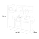 Cucina giocattolo grande in legno per bambine con pentole accessori e suoni Chef Star Catalogo