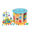 Cube d'activités hexagonal multi-jeux en bois pour enfants Fantasy Land Remises