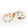 Circuit de train en bois jouet pour enfants 70 pièces Mr Ciuf Remises