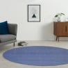 Tappeto rotondo 80 cm azzurro soggiorno bagno camera Casacolora CCTOAZZ Promozione