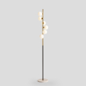 Design Stehleuchte mit LED-Lampenschirmen mit Marmorsockel Alibreo Verkauf