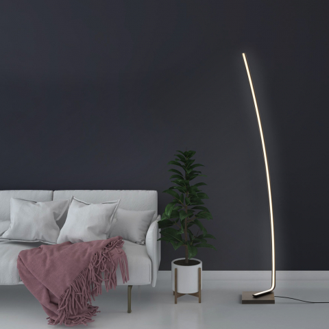 Lampadaire de sol LED Lampe de Salon au Design Moderne et élégant Deneb Promotion