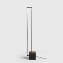 Lampada da terra LED design rettangolare moderno minimal Sirio Saldi