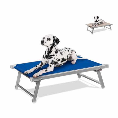 Brandina per cani lettino spiaggia mare in alluminio animali Doggy Promozione