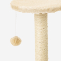 Tiragraffi per gatti arco tunnel colonna sisal 45 cm gioco pallina relax Manx Scelta