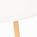Tavolo rotondo in legno design wooden 100cm cucina bar ristorante Moss Catalogo
