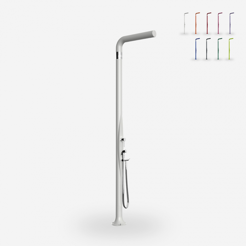 Douche extérieure de jardin au design moderne avec mitigeur Arkema Design Funny Yang T245 Promotion