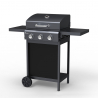 Edelstahl BBQ Gasgrill 3 Brenner mit Ablagen Romesco Aktion