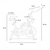 Fit Bike Bicicletta Indoor Professionale Volano 10kg Athletica 