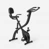 Conseres Platzsparender faltbarer Fahrrad-Heimtrainer 2in1 Fitness Rückenlehne Sensoren  Sales
