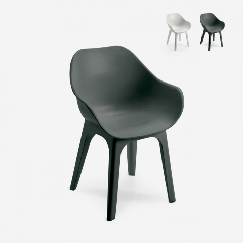 Progarden Ghibli Moderner Stuhl aus Polypropylen für Küche Restaurant Bar Außenbereich  Aktion