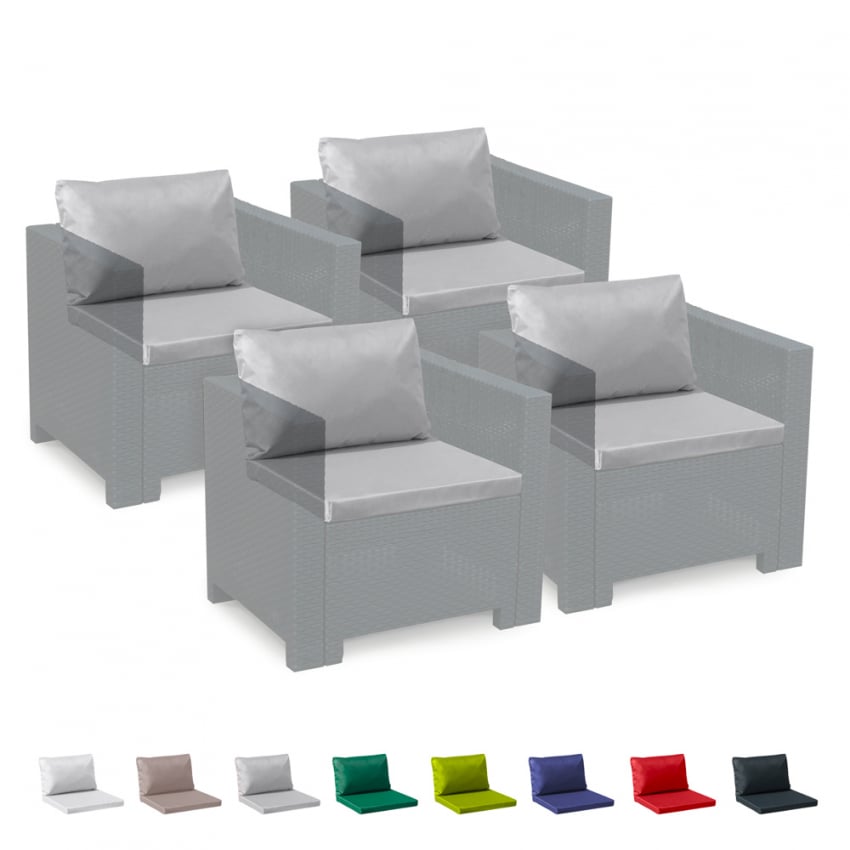 Coussins de rechange pour salon de jardin Bica Grand Soleil Rotin imperméables étanches Rotin 4 places Catalogue Coussins de rechange pour salon de jardin Bica Grand Soleil Rotin imperméables étanches Rotin 4 places Catalogue
