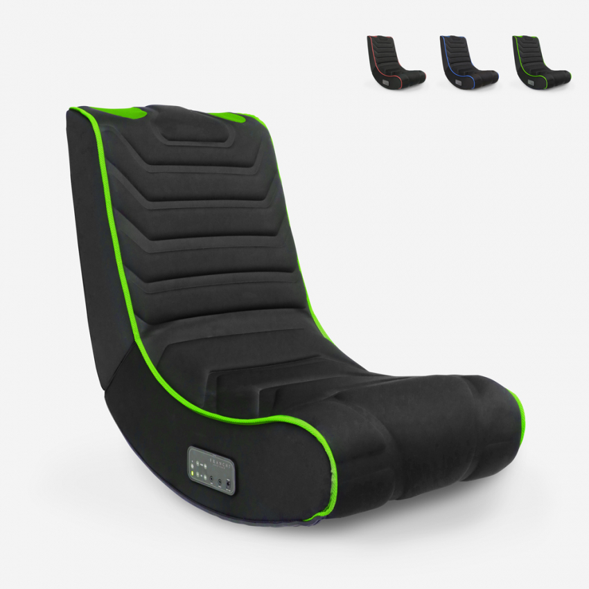 Chaise de jeu ergonomique Floor Rockers avec haut-parleurs Bluetooth Dragon Vente Chaise de jeu ergonomique Floor Rockers avec haut-parleurs Bluetooth Dragon Vente