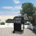 Edelstahl BBQ Gasgrill 3 Brenner mit Ablagen Romesco Verkauf