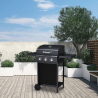 Edelstahl BBQ Gasgrill 3 Brenner mit Ablagen Romesco Verkauf