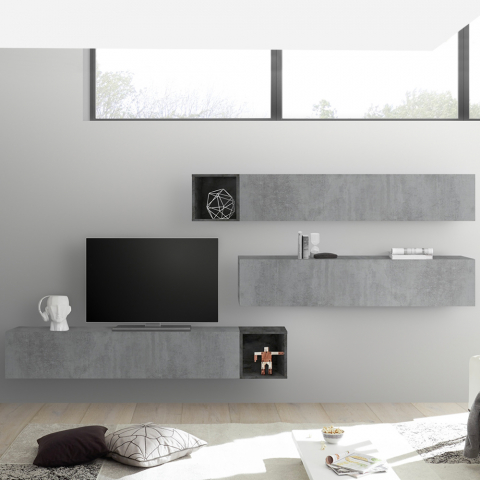 Moderne modulare Wohnzimmer-TV-Wandeinheit Infinity 99