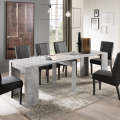 Tavolo sala da pranzo consolle allungabile 79x54-252cm grigio Margaret Promozione