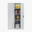 Büroschrank mit 2 Türen für Dokumente mit Schloss 90x40 H180 Tambora Light Sales
