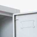 Büroschrank mit 2 Türen für Dokumente mit Schloss 90x40 H180 Tambora Light Eigenschaften