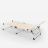 2er-Set Liegestühle Strandliegen Sonnenliegen aus Aluminium für Strand und Garten Seychelles 