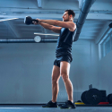 Kettlebell in ferro peso 24 kg sfera maniglia cross training fitness Kotaro Saldi