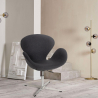 Bürosessel Drehstuhl im modernen Design aus grauem Stoff Robin Katalog