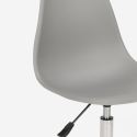 Bürohocker Stuhl mit drehbaren Rädern, modernes Design Eiffel Wooden Roll Sales