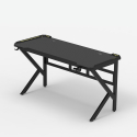 Scrivania gaming LED ergonomica 160x60cm carbonio porta cuffie bibite Sportbot LED 160 Acquisto