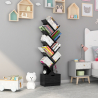 Libreria 10 scaffali design moderno cassetto soggiorno ufficio Treebook 150 Saldi