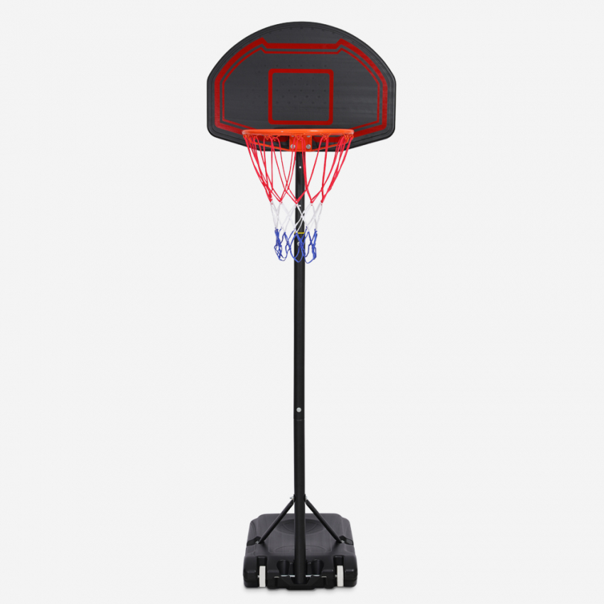 Canestro basket portatile con ruote altezza regolabile 160 - 210 cm LA Promozione