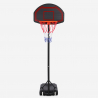 Canestro basket portatile con ruote altezza regolabile 160 - 210 cm LA Promozione