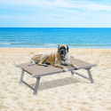 Hundeliege Hundebett aus Aluminium für Strand und Garten Doggy Sales