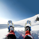 Ciaspole racchette da neve alluminio ramponi bastoni regolabili Everest Saldi