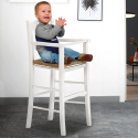 Hochhocker für Kinder Hochstuhl mit Strohsitz Baby Angebot