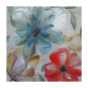 Handgemalte florale Malerei auf Leinwand 40x40cm Spring Break Verkauf