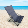 Chaise longue pliante de plage jardin et camping Canapone Choix