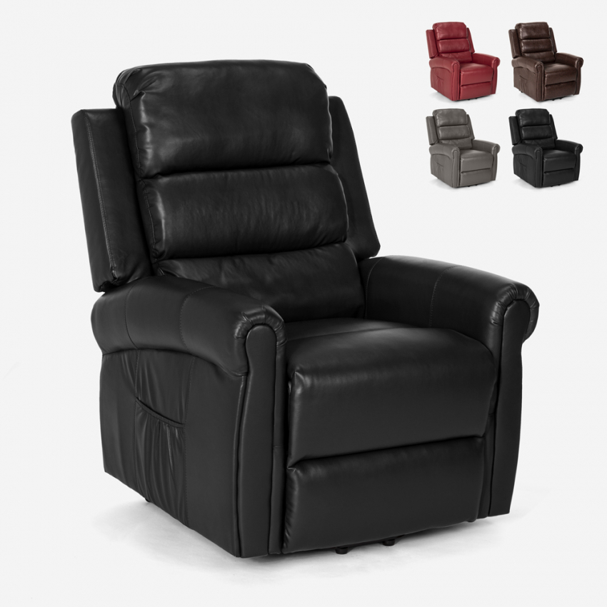 Poltrona relax elettrica massaggiante riscaldante alzapersona con ruote Isabel Promozione Poltrona relax elettrica massaggiante riscaldante alzapersona con ruote Isabel Promozione