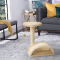 Tiragraffi per gatti arco tunnel colonna sisal 45 cm gioco pallina relax Manx Vendita