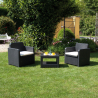 Outdoor Garten Lounge Sessel Grand Soleil Giglio Bar Rattan 2 Sitzer Auswahl