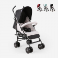 Poussette canne enfants 15 kg pliable dossier inclinable 4 roues Buggago Promotion